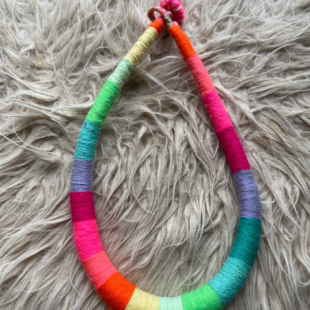Color Blocking Necklace